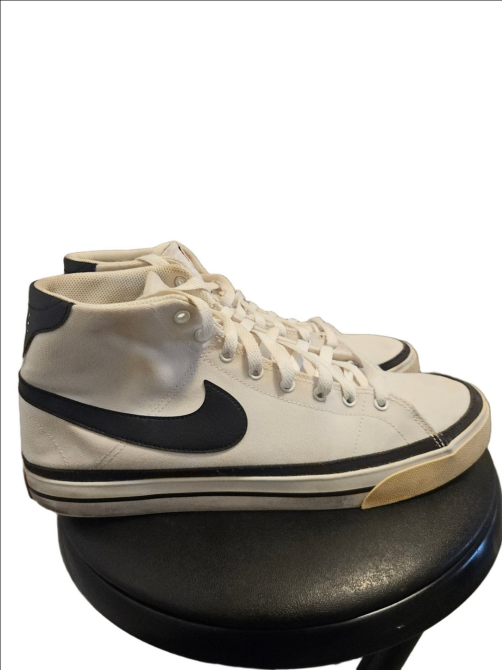 Nike Men’s Court Legacy Mid White Sneakers